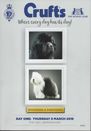 Catalogue cover - Day 1 at Crufts 2018